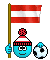 03 Flaggenkunterbunt 011 Smiley – Fussball